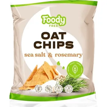 Chips Foody Free Bezlepkový Ovesný Chips s mořskou solí a rozmarýnem (50g)