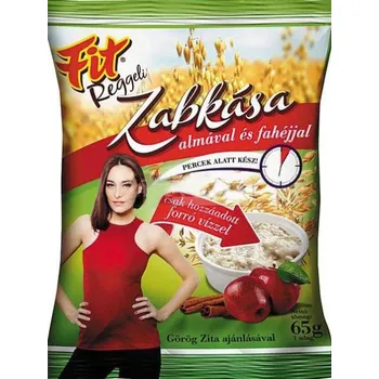 Fit Ovesná kaše jablko, skořice (65g)