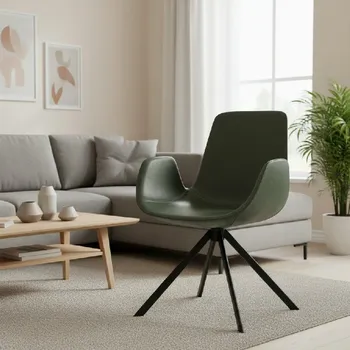 Jídelní židle Židle Kave Home Yolanda - Zelená