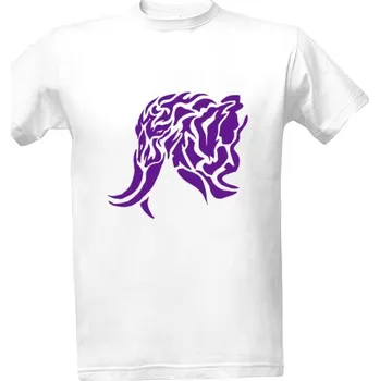 Pánské tričko Tričko s potiskem Slon tribal fialová pánské