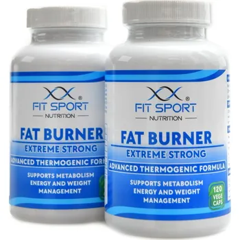 Spalovač tuku Fitsport nutrition Fat Burner extreme strong 2 x 120 vege kapslí Fitsport nutrition Fat Burner extreme strong 2 x 120 vege kapslí