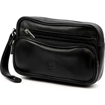 Černá kožená pánská etue Nordee no. 201