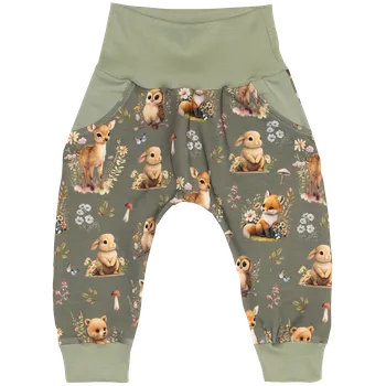 Tepláčky Baggy - Lesní zvířátka Velikost: 92