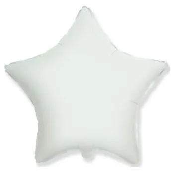 Balónek Flexmetal Balón foliový 45 cm Hvězda bílá