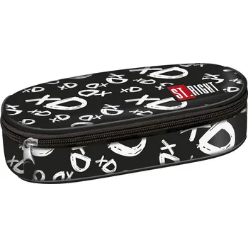 Penál Penál oválný, St.RIGHT -xD, rozměry: 23 x 9,5 x 6 cm