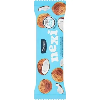Cornexi Nexi Müsli tyčinka s kokosem polomáčený v mléčné čokoládě se sladidlem (25g)
