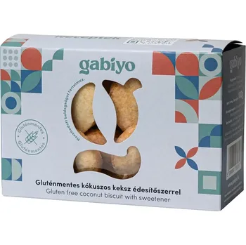 Gabiyo Bezlepkové kokosové sušenky se sladidly (100g)
