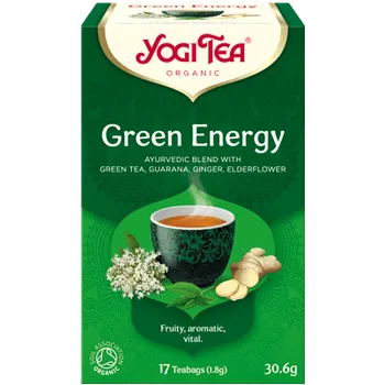 Čaj Yogi Tea® Bio Ajurvédský čaj Zelená energie (17ks)