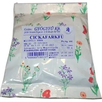 Bylinná léčivá mast Gyógyfű čaj Řebříček obecný nať (50g)