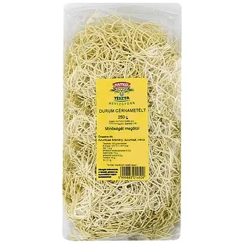 Patkó Durum pšeničné těstoviny nitovky (250g)
