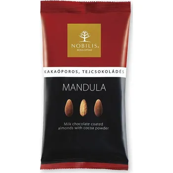 Žvýkačka Nobilis Mandle v mléčné čokoládě s kakaovým práškem (100g)