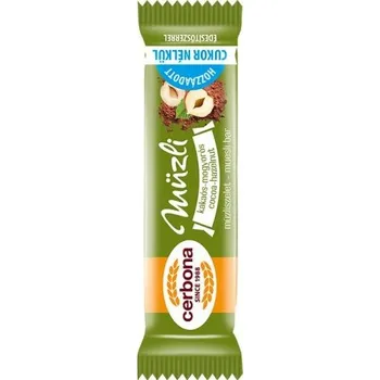 Cerbona Müsli tyčinka bez přidaného cukru kakaově-oříšková (20g)
