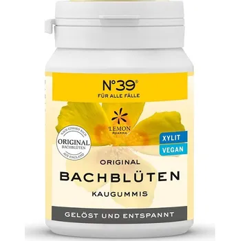 Žvýkačka Lemon Pharma Bachová květová žvýkačka se sladidlem Klid a klid s příchutí švestky třešňoploděj (40ks)