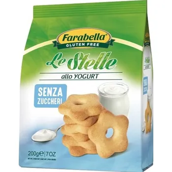 Farabella Le Stelle Bezlepkové jogurtové sušenky bez přidaného cukru (200g)