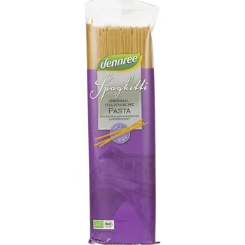 Dennree Bio durum celozrnné těstoviny - spaghetti (500g)