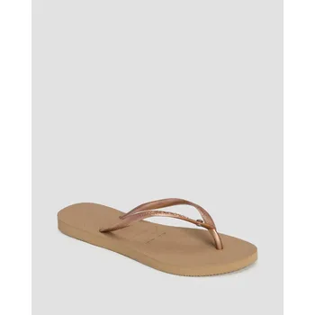 Dámské žabky Zlaté Dámské Pantofle Havaianas Slim Crystal Sw Ii 4145651-3581