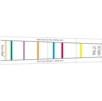 Dechový nástroj GEWA Značení na hmatníku Don''t Fret1/2 cello 1489