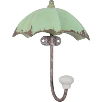 Věšák Clayre & Eef - Háček UMBRELLA GREEN 6Y2135