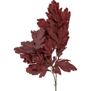 umělá květina Clayre & Eef - Umělá větev s červenými listy 5PL0253R