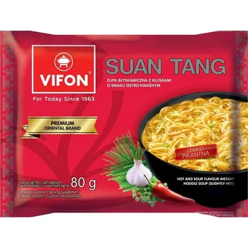 Hotové jídlo Vifon Suang Tang instantní nudlová polévka jemně pikantní (80g)