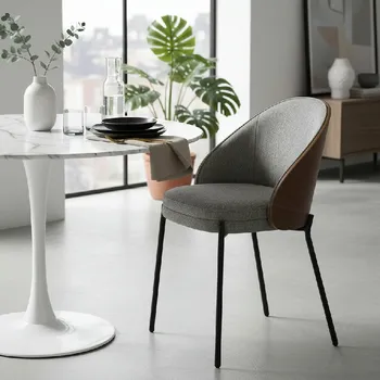 Jídelní židle Šedá čalouněná jídelní židle Angel Cerdá No. 4115