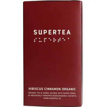 Bylinná léčivá mast Supertea Bio Čaj ibišek a skořice (20ks)