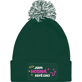 Čepice Kulich s potiskem Kulich - jsem hodná, když chci