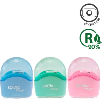 Ořezávátko Spoko ReLeaf Candy, se zásobníkem, mix pastelových barev