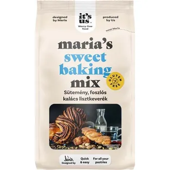 Hotové jídlo Naturbit It´s us Marias Sweet Baking Mix Bezlepková moučná směs na zákusky (1000g)