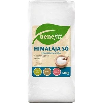 Kuchyňská sůl Benefitt Himalájská sůl bílá jemná (500g)
