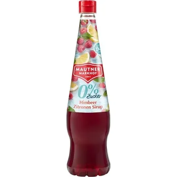 Sirup Mautner Markhof Sirup s příchutí malin a citronu se sladidly (700ml)