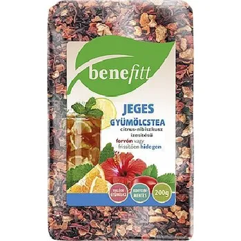 Sušené ovoce Benefitt Ledový ovocný čaj sypaný s příchutí citrusů a ibišku (200g)