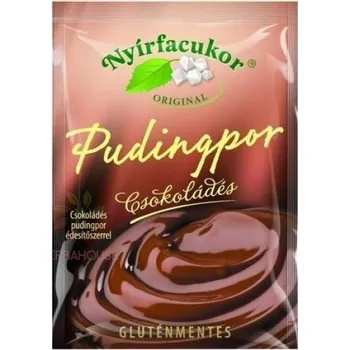lahůdkový salát Nyírfacukor Original Bezlepkový čokoládový pudink se sladidlem (75g)