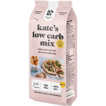 Chlebová směs Naturbit It´s us Kate´s Low Carb Mix Bezlepková moučná směs univerzální slaná (500g)