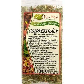 Íz-Tár Kuřecí král Směs koření na drůbež (20g)