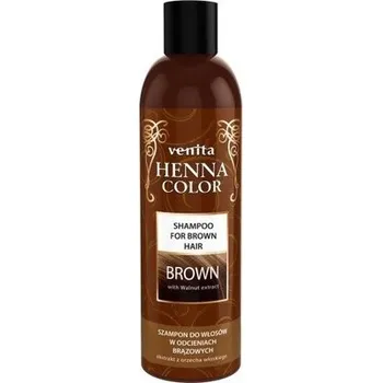 Šampon Venita ​Henna Color Shampoo, šampon na hnědé a tmavé vlasy (250ml)