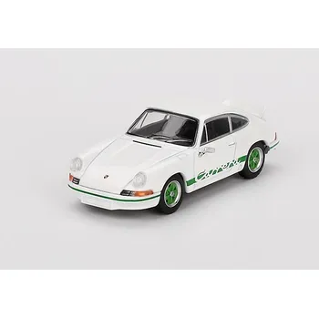 autíčko Porsche 911 (901) RS 2.7 Grand Prix bílá RHD 1:64 - MiniGT Porsche 911 - kovový model