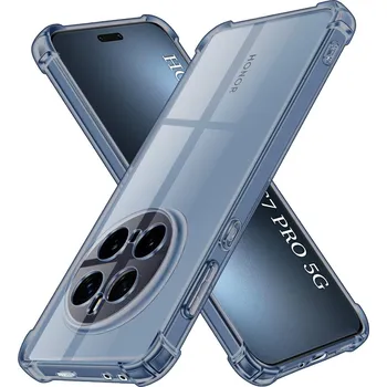 Pouzdro na mobilní telefon Techsuit Shockproof průhledný silikon Honor Magic7 Pro kouřově černý