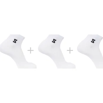 Pánské ponožky Everyday Lite Quarter 3-Pack LC2911800 - white 39-41