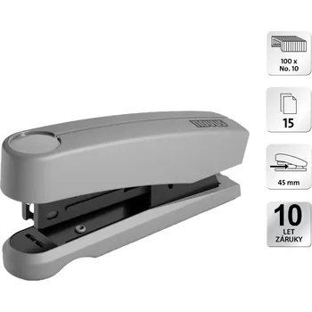 Sešívačka Novus B10 Professional Color ID 2.0, šedá