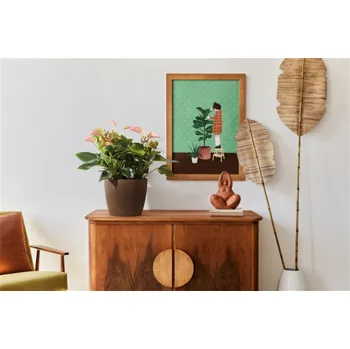 Květináč Plastový hrnec LAMELA 677-86, hnědý, O30 cm