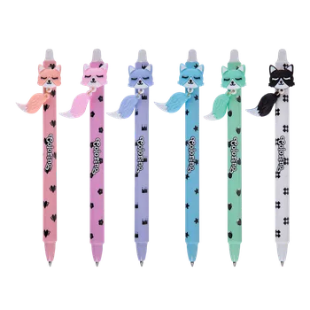 Gumovatelné pero Colorino 0,5mm, Houpajicí se lištičky, mix, modrá náplň