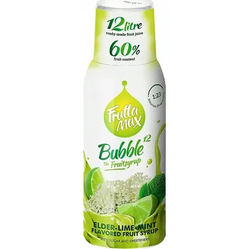 Sirup Fruttamax Sirup s příchutí bezu, limetky a máty (500ml)