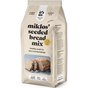Chlebová směs Naturbit It´s us Miklos Bezlepková moučná směs na přípravu vícezrnného chleba (500g)