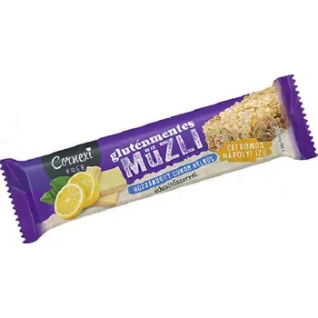 Cornexi Bezlepková Müsli tyčinka s příchutí citrónové oplatky bez přidaného cukru (25g)