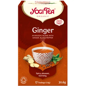 Yogi Tea® Bio Ajurvédský čaj Zázvor (17ks)