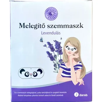 Oční stíny Sun Moon Hřejivá maska ​​na oči levandulová (3ks)