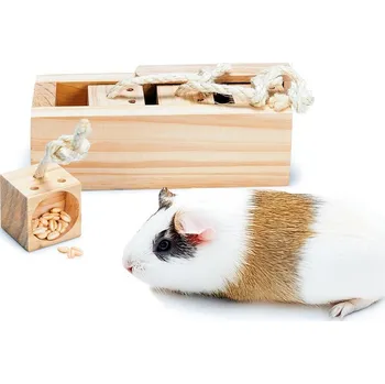 Hračka pro psa Karlie Rody Brain Train Cube, 4 bloky D: 21,5 cm Š: 8,5 cm V: 7,5 cm přírodní