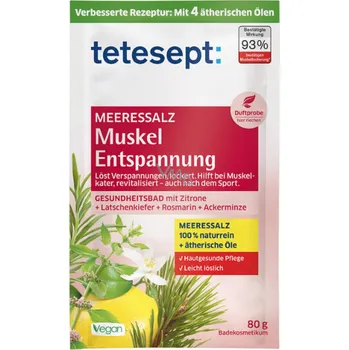 Koupelový olej Tetesept Relaxačná soľ do kúpeľa (80g)