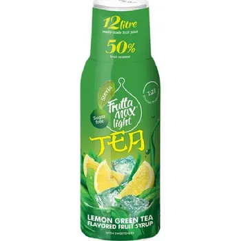 Sirup Fruttamax Light sirup se sladidlem citrón a zelený čaj (500ml)